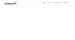 Desktop Screenshot of proindustar.com